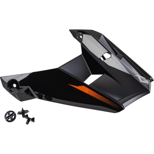 G-Max - G-Max Visor with Screws for MX-46 Compound Helmets - Orange/Black/Gray - XS-Sm - G0464288