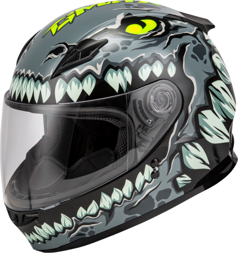 G-Max - G-Max GM-49Y Drax Youth Helmet - F1499242 - Gray - Large