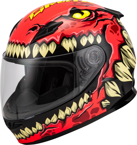 G-Max - G-Max GM-49Y Drax Youth Helmet - F1499372 - Red - Large