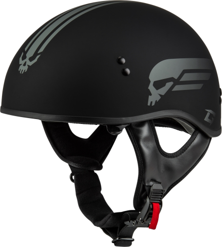 G-Max - G-Max HH-65 Retribution Helmet - H16511815 - Matte Black/Silver - Medium