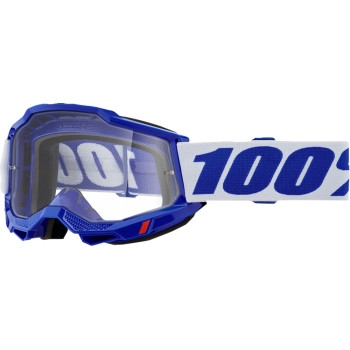 100% - 100% Accuri 2 Goggles - 50013-00039 - Blue/Clear Lens - OSFM