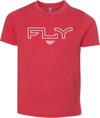 Fly Racing - Fly Racing Fly Edge Youth T-Shirt - 354-0309YM - Red - Medium