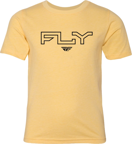 Fly Racing - Fly Racing Fly Edge Youth T-Shirt - 354-0311YM - Banana - Medium