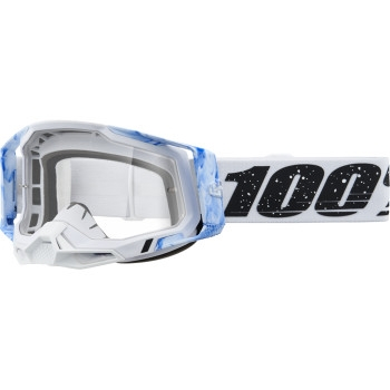 100% - 100% Racecraft 2 Mixos Goggles - 50009-00020 - Mixos/White/Black/Clear Lens - OSFM