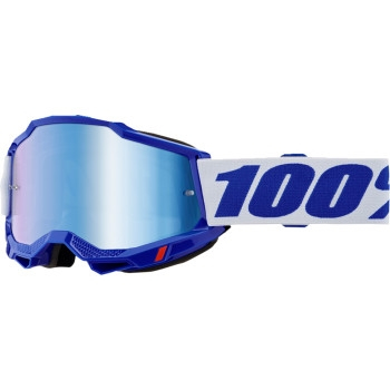 100% - 100% Accuri 2 Goggles - 50014-00039 - Blue/Mirror Blue Lens - OSFM
