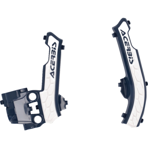 Acerbis - Acerbis X-Grip Frame Guards - Blue/White - 2979611006
