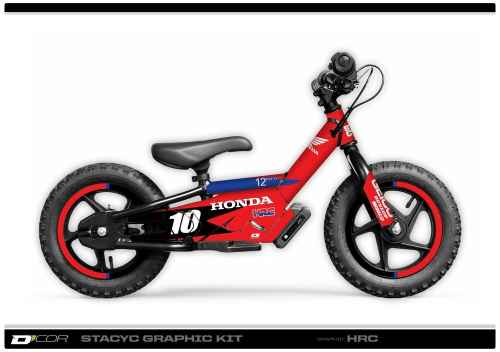 DCOR - DCOR Honda HRC Stacyc Graphics Kit for 16in. Brushless - 10-80-204B