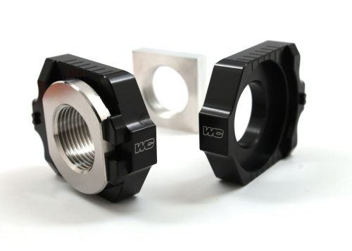 Works Connection - Works Connection Elite Axle Blocks Kit - Black - 17-261