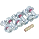 Bolt MC Hardware - Bolt MC Hardware Hub-Savers Double Locked Sprocket Fastening Kits - Silver - HS.BETA