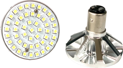 Letric Lighting Co. - Letric Lighting Co. Premium Bullet Style Switchbacks LED Insert - 1157 - White/Amber - LLC-P7SWA