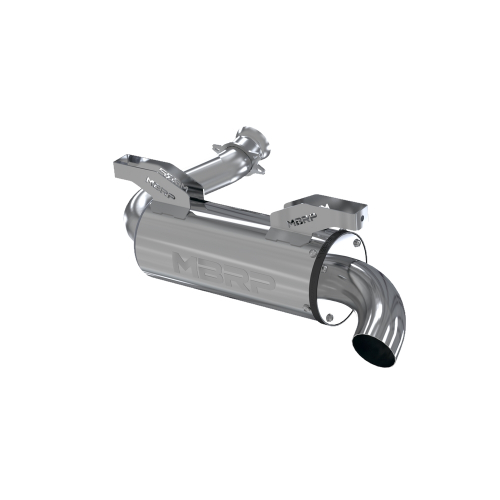 MBRP - MBRP Power Tech 4 Slip-On - Stainless Steel - AT-9801PT