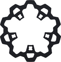Lyndall Racing Brakes - Lyndall Racing Brakes Enforcer One Piece Rotor - Black - 3-231