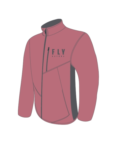 Fly Racing - Fly Racing Mid Layer Womens Jacket - 354-63422X - Red - 2XL