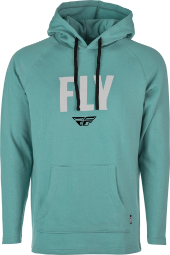 Fly Racing - Fly Racing Fly Weekender Pullover Hoodie - 354-0011S - Sea Green/Gray - Small