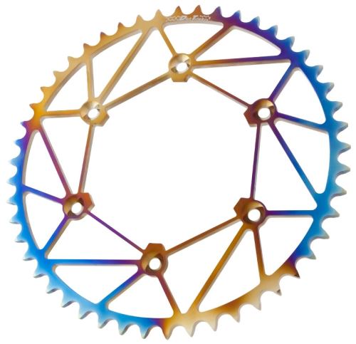 Dirt Tricks - Dirt Tricks Lightweight Steel Rear Sprocket - 52T - Chromatic - CR-52-Z-C
