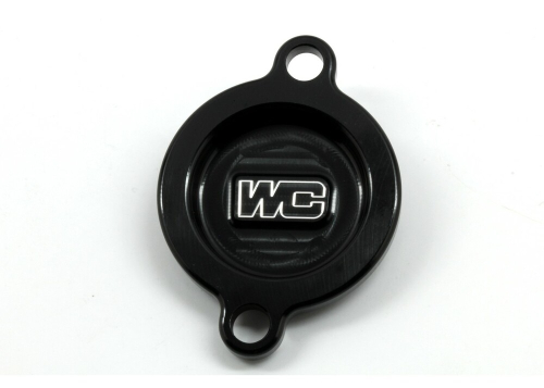 Works Connection - Works Connection Oil Filter Cover - Black - 27-100