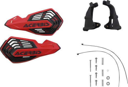 Acerbis - Acerbis K-Future Handguards - Red/Black - 2801971018