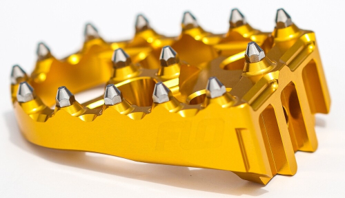 Flo Motorsports - Flo Motorsports Replacement Pedals for Shift Lever and Brake Arm - Gold - HDBP-805-TIP GOLD