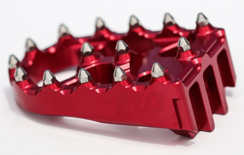 Flo Motorsports - Flo Motorsports Replacement Pedals for Shift Lever and Brake Arm - Red - HDBP-805-TIP RED