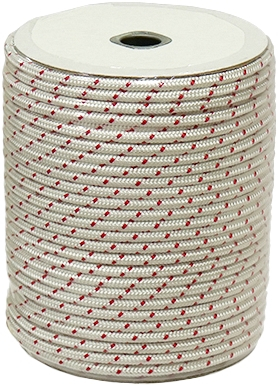 SP1 - SP1 Nylon Starter Rope - Polyester - White/Red - 5/32in. Diameter - LM-11156