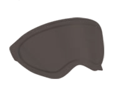 Fly Racing - Fly Racing Face Shield for Trekker Helmets - Smoke Dual Panel - F73-88558