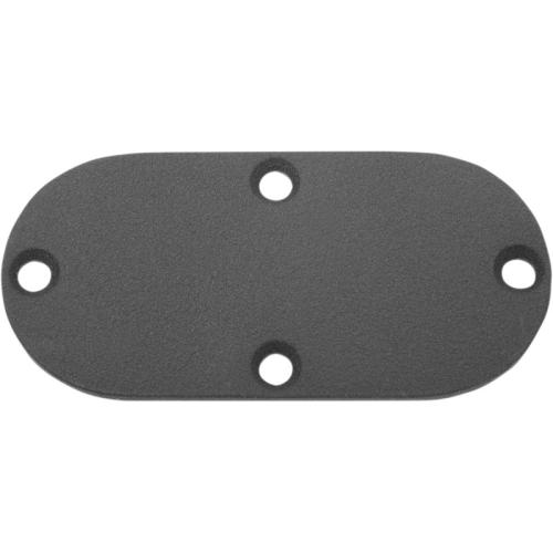 HardDrive - HardDrive Inspection Covers for Softail/Dyna - Wrinkle Black - 10-109BW