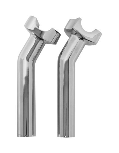 HardDrive - HardDrive Forged Pullback Handlebar Risers - 6-1/2in. Rise - Chrome - 04-520