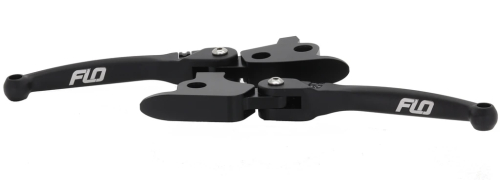 Flo Motorsports - Flo Motorsports MX Style Adjustable Levers - Black - HD-810