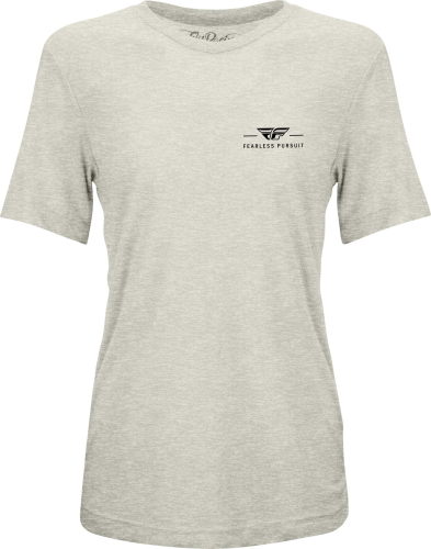 Fly Racing - Fly Racing Motto Womens T-Shirt - 356-0054L - Cream - Large