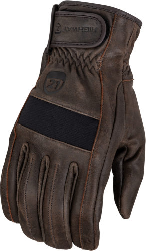 Highway 21 - Highway 21 Jab Full Leather Gloves - 489-00413X - Brown - 3XL