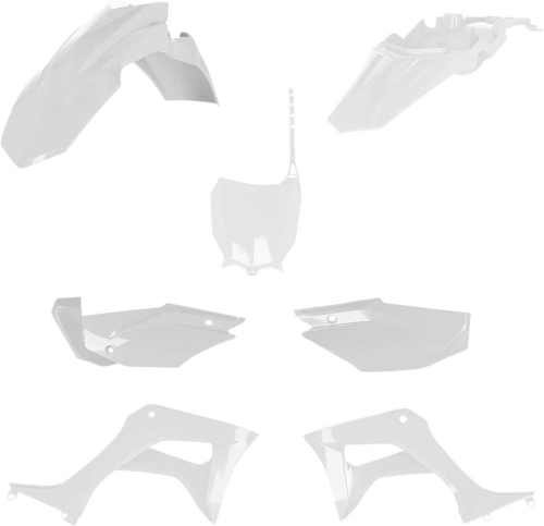Acerbis - Acerbis Full Plastic Kit - White - 2861930002