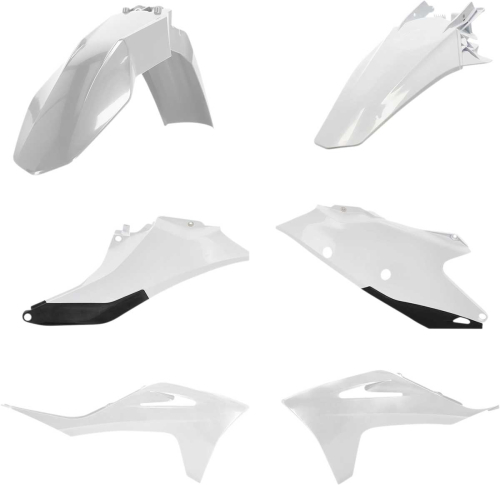 Acerbis - Acerbis Plastic Kit - White/Black - 2872781035