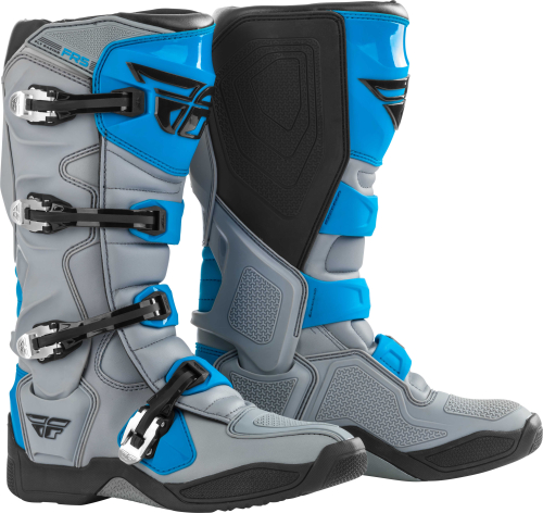 Fly Racing - Fly Racing FR5 Boots - 364-71108 - Gray/Blue - 08