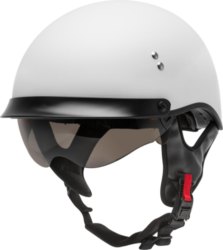 G-Max - G-Max HH-65 Full Dressed Solid Helmet - H9650205 - Matte White - Medium