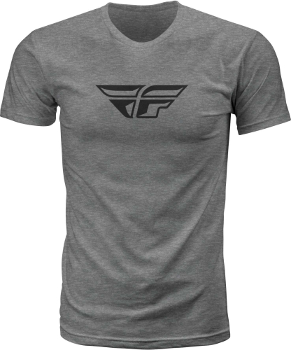 Fly Racing - Fly Racing F-Wing T-Shirt - 352-06192X - Dark Gray Heather - 2XL