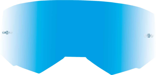 Fly Racing - Fly Racing Single Lens with Post for Zone Pro/Zone/Focus Goggles - Sky Blue Mirror/Smoke - FLA-035