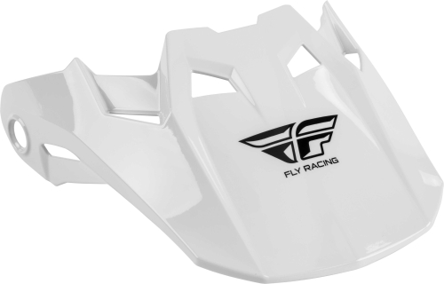 Fly Racing - Fly Racing Visor for Formula Helmets - Gloss White - Md to Lg - 73-47201M