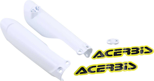 Acerbis - Acerbis Lower Fork Covers - White 20 - 2791516811