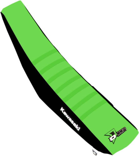 DCOR - DCOR Factory Reinforced Seat Cover - Black Sides/Green Top with Green Ribs (2019 Monster Energy Replica) - 30-20-480