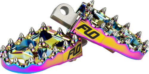 Flo Motorsports - Flo Motorsports Moto Style Footpeg Set - Jet Fuel - FPEG-800JET