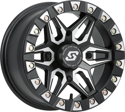 Sedona - Sedona Split Six Beadlock Wheel - 15x6 - 5+1 Offset - 4/156 12mm Tapered - Black - A72M-56056+38S