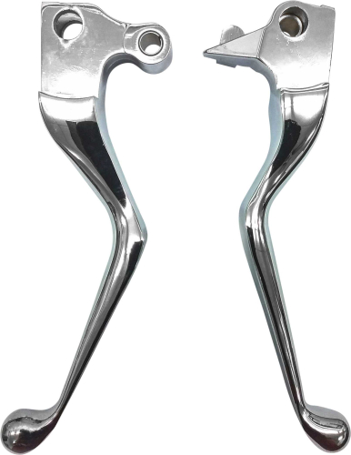HardDrive - HardDrive Custom Levers - Smooth - Chrome - 053830