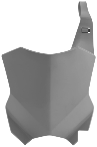 Acerbis - Acerbis Front Number Plate - Gray - 2449390011