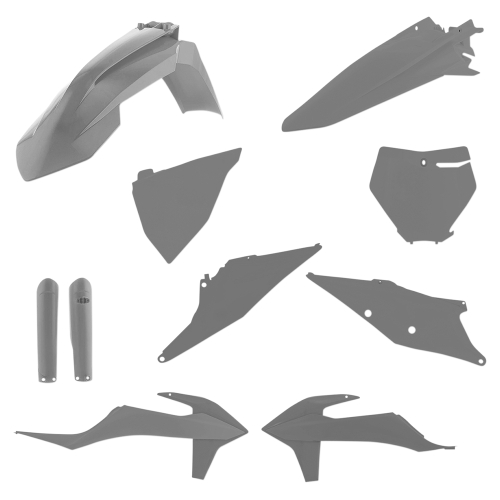 Acerbis - Acerbis Full Plastic Kit - Gray - 2726490011