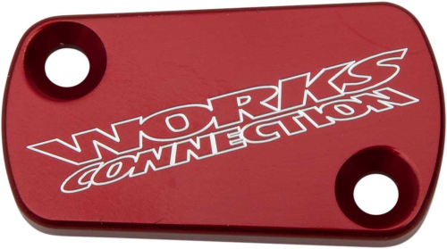 Works Connection - Works Connection Clutch Master Cylinder Cover - Red - 21-151