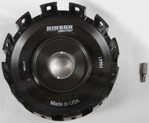 Hinson Racing - Hinson Racing Billet Clutch Basket with Kickstarter Gear - H641-B-1901