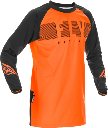 Fly Racing - Fly Racing Windproof Jersey - 370-8017L - Orange/Black - Large