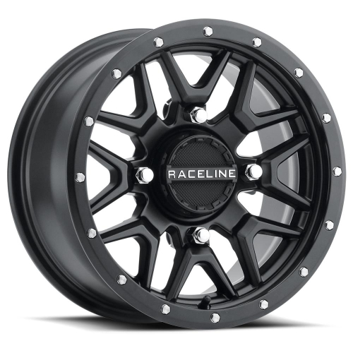 Raceline - Raceline Krank Wheel - 14x7 - 6+1 Offset - 4/156 - Black - A94B-47056+38