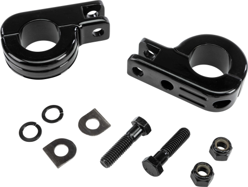 HardDrive - HardDrive Bar End Footpeg Male Mount Clamps - 1-1/4in - P77-6004GB