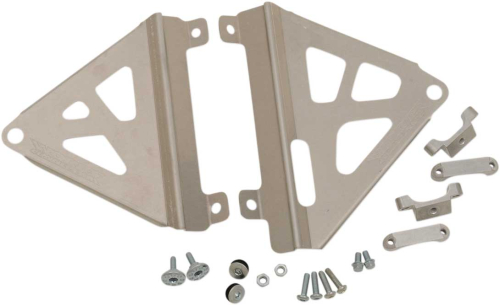 Works Connection - Works Connection Radiator Brace - Silver - 18-709